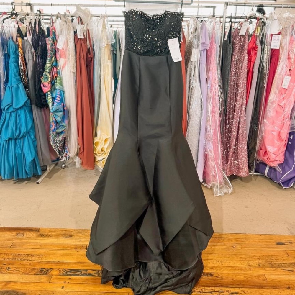Black Mermaid Prom Dress
